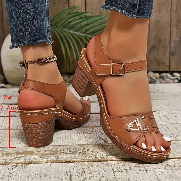 Adelina™ | Comfort Buckle Sandals - Secure support