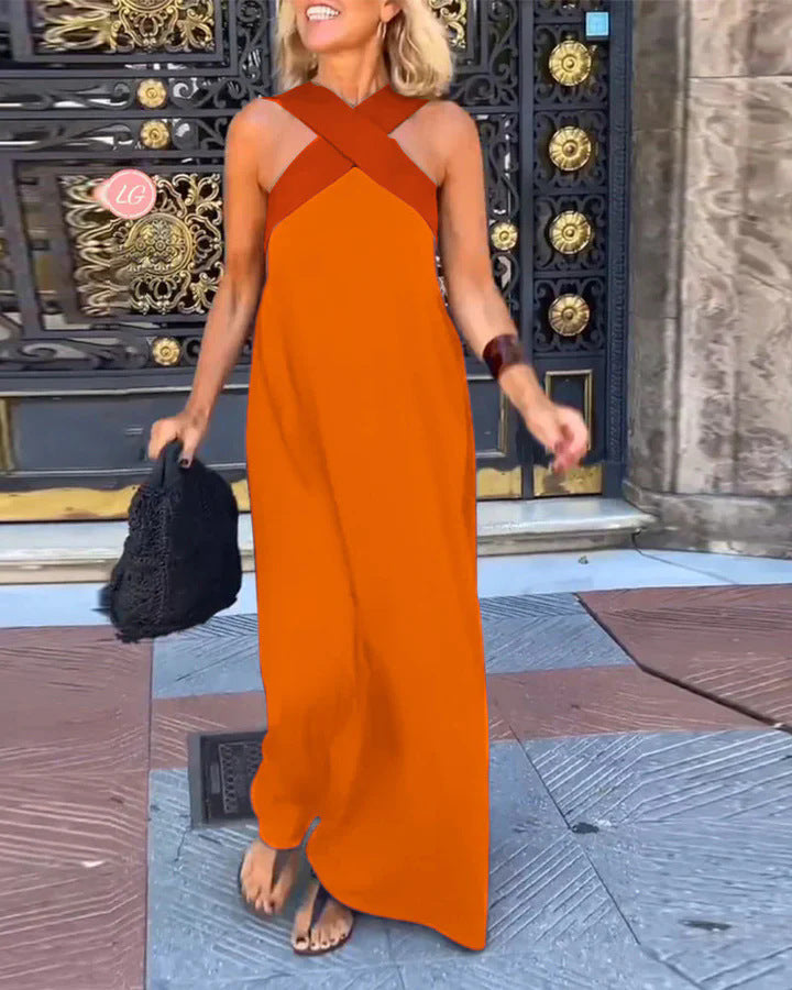 Aimee™ | Breathable Comfortable Crossed Maxi Dress