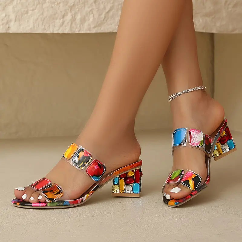 Flora | Vibrant Double-Strap Sandals
