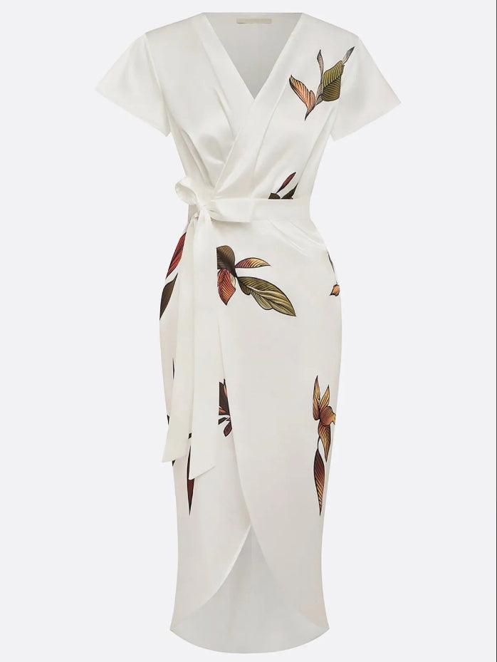 Billie™ | Elegant Wrap Midi Dress