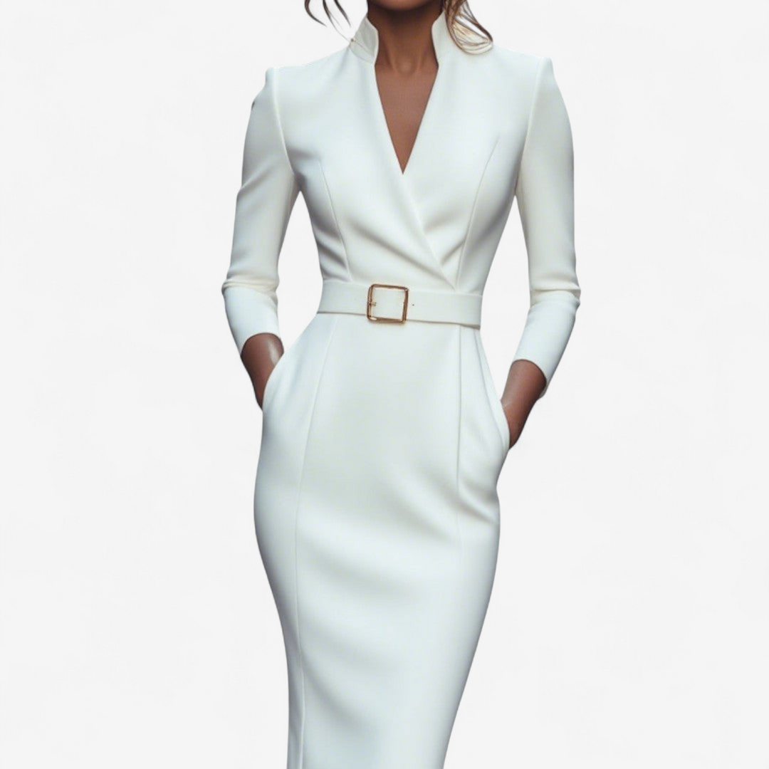 Abilene™ | Elegant Belted Dress