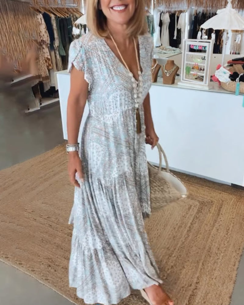 Charlotte™ | Elegant V-Neck Dress