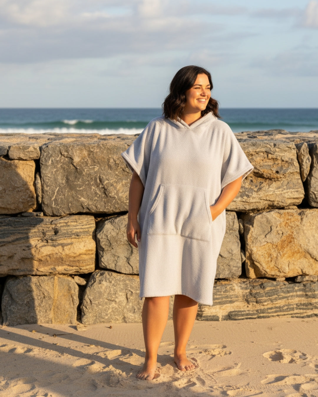 Jny | Towel Poncho Quick-Dry Microfiber Changing Robe