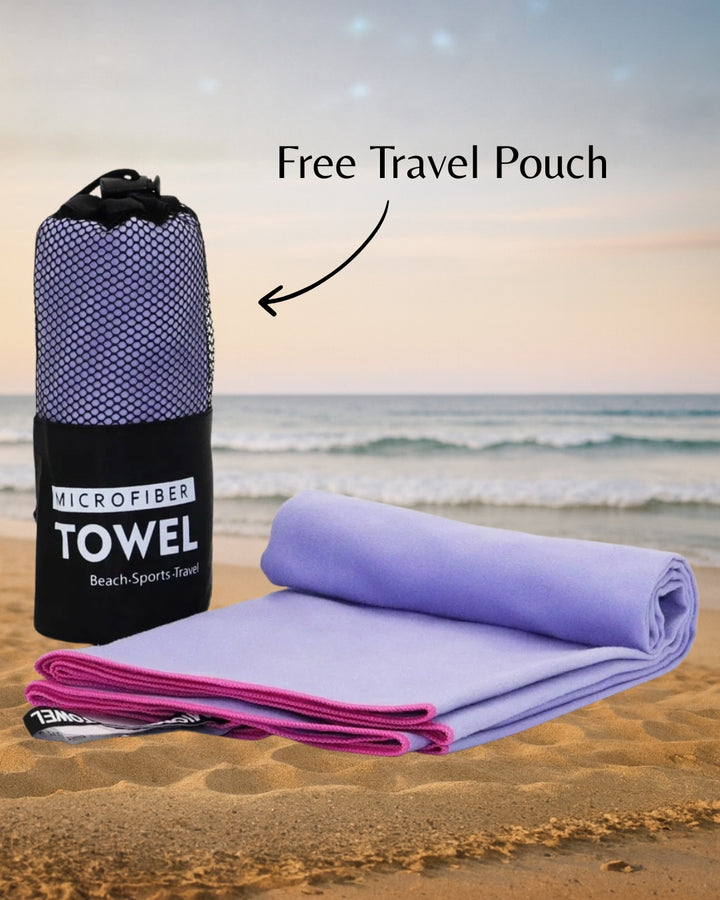 Belle | Microfiber Travel Towel Quick-Dry, Odor-Free & Compact
