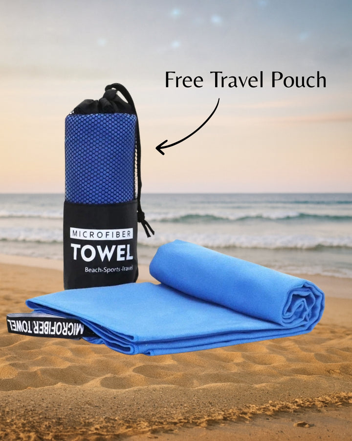 Belle | Microfiber Travel Towel Quick-Dry, Odor-Free & Compact