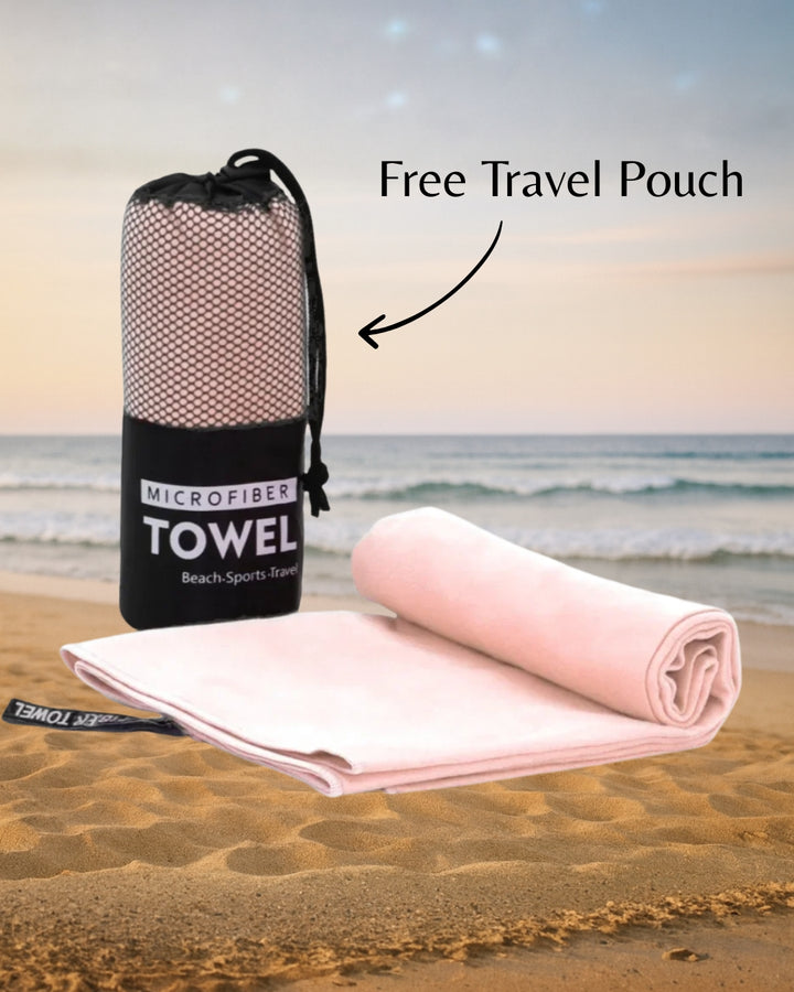 Belle | Microfiber Travel Towel Quick-Dry, Odor-Free & Compact