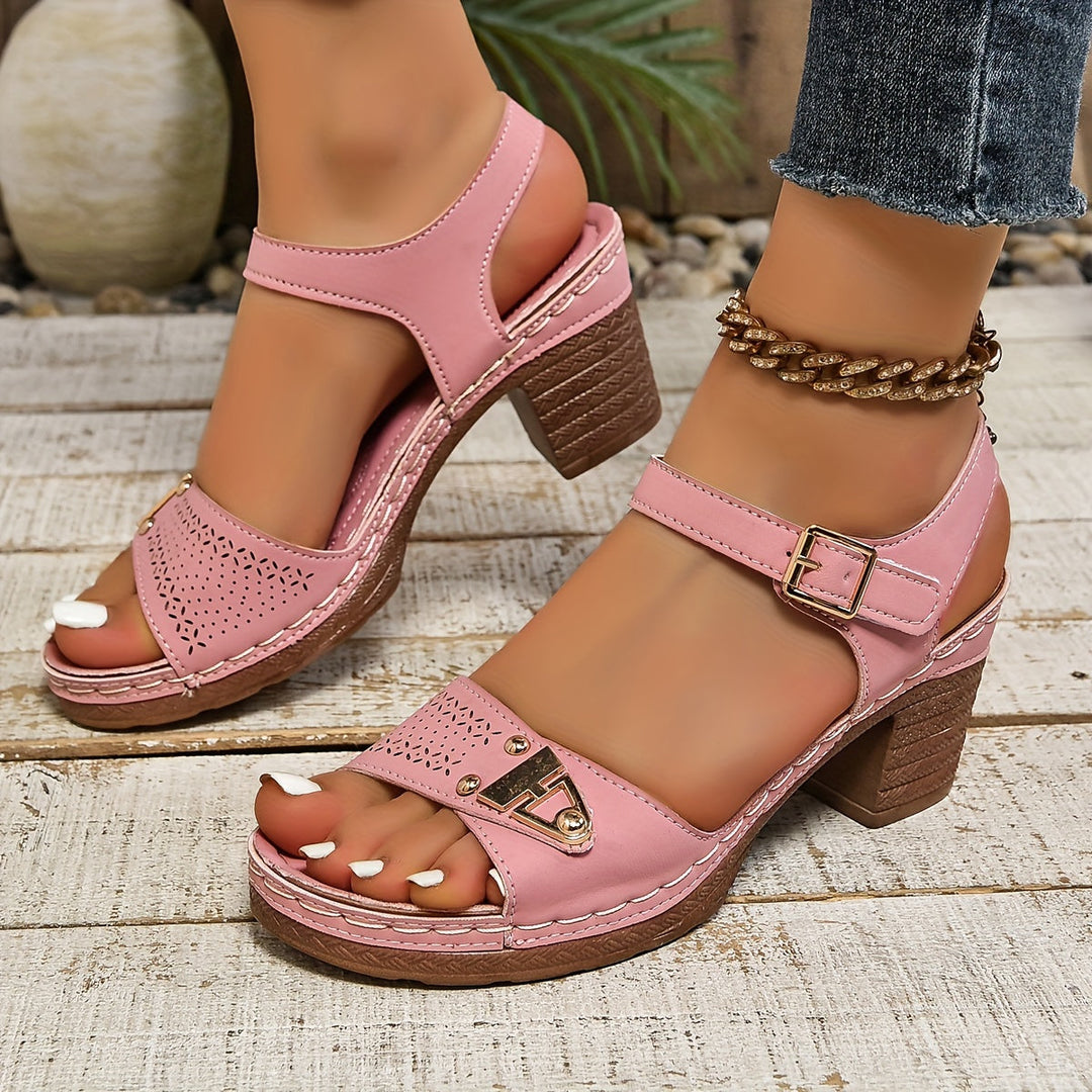 Adelina™ | Comfort Buckle Sandals - Secure support