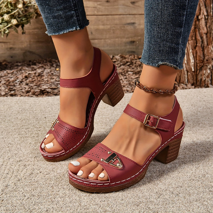 Adelina™ | Comfort Buckle Sandals - Secure support