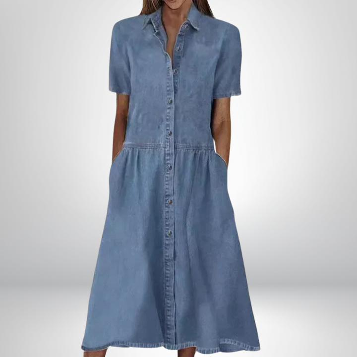 Tess™ | Stylish Denim Dress
