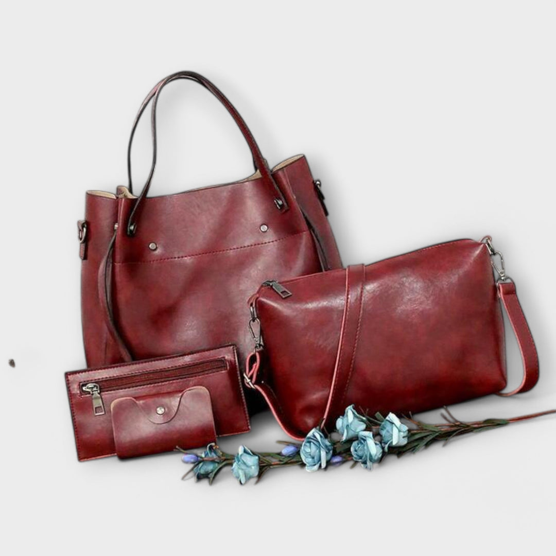 Olivia™ | 4-Piece Vintage Bag Set