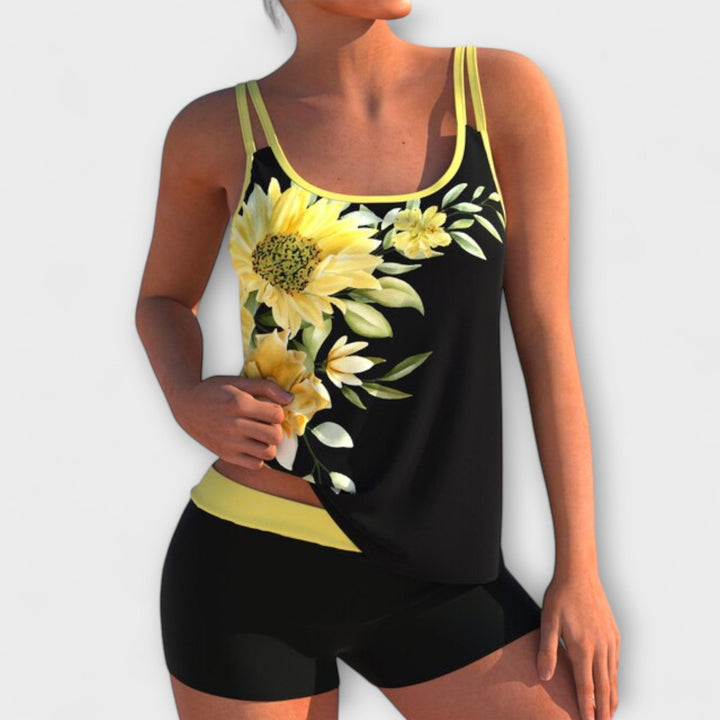 Coralia | Tropical Bloom Tankini