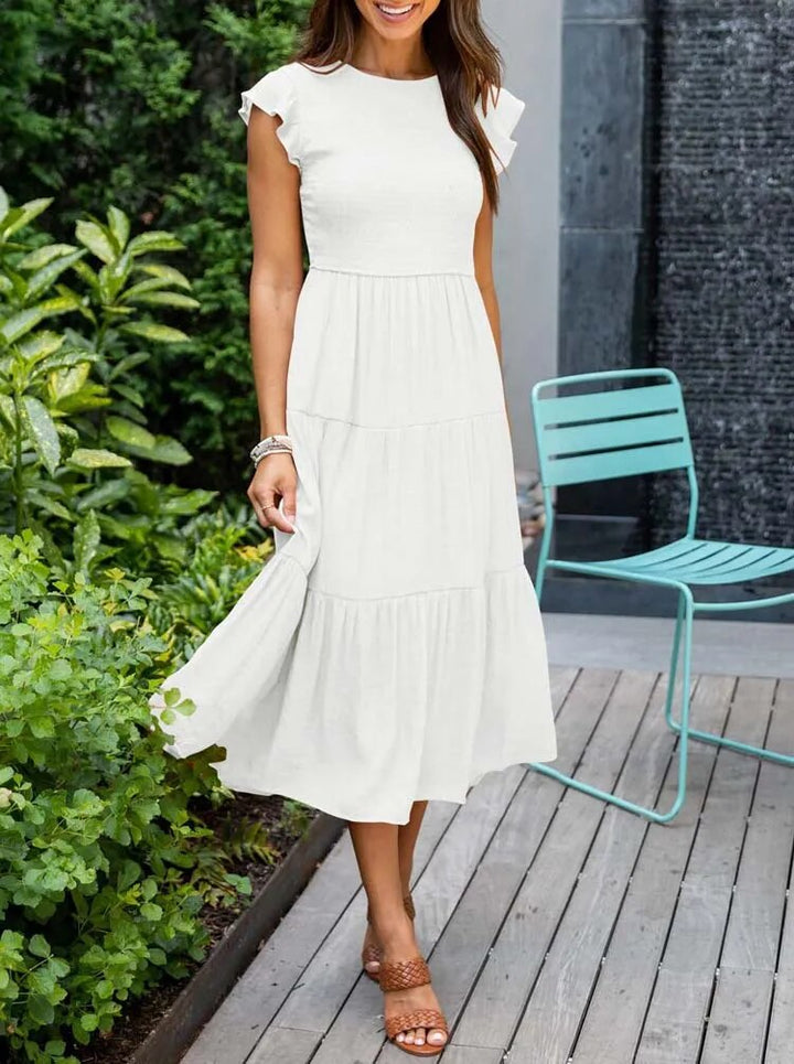 MEGHAN | Elegant Dress with Tummy Coverage
