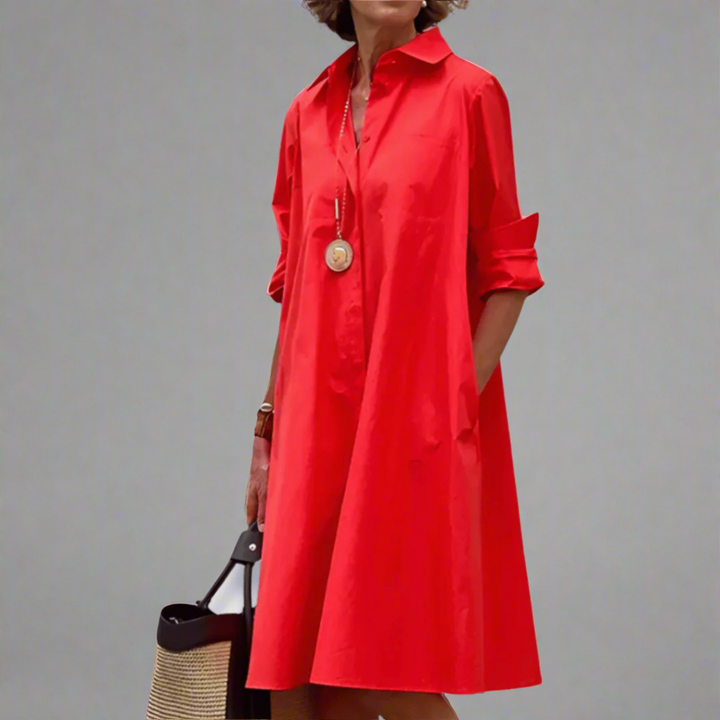 Sandrine™ | Casual and Elegant Polo Dress