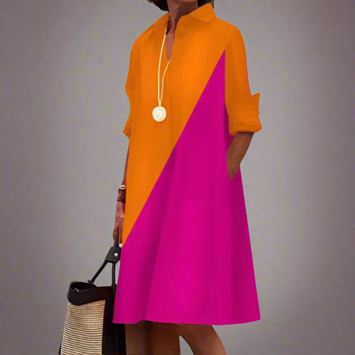 Sandrine™ | Casual and Elegant Polo Dress