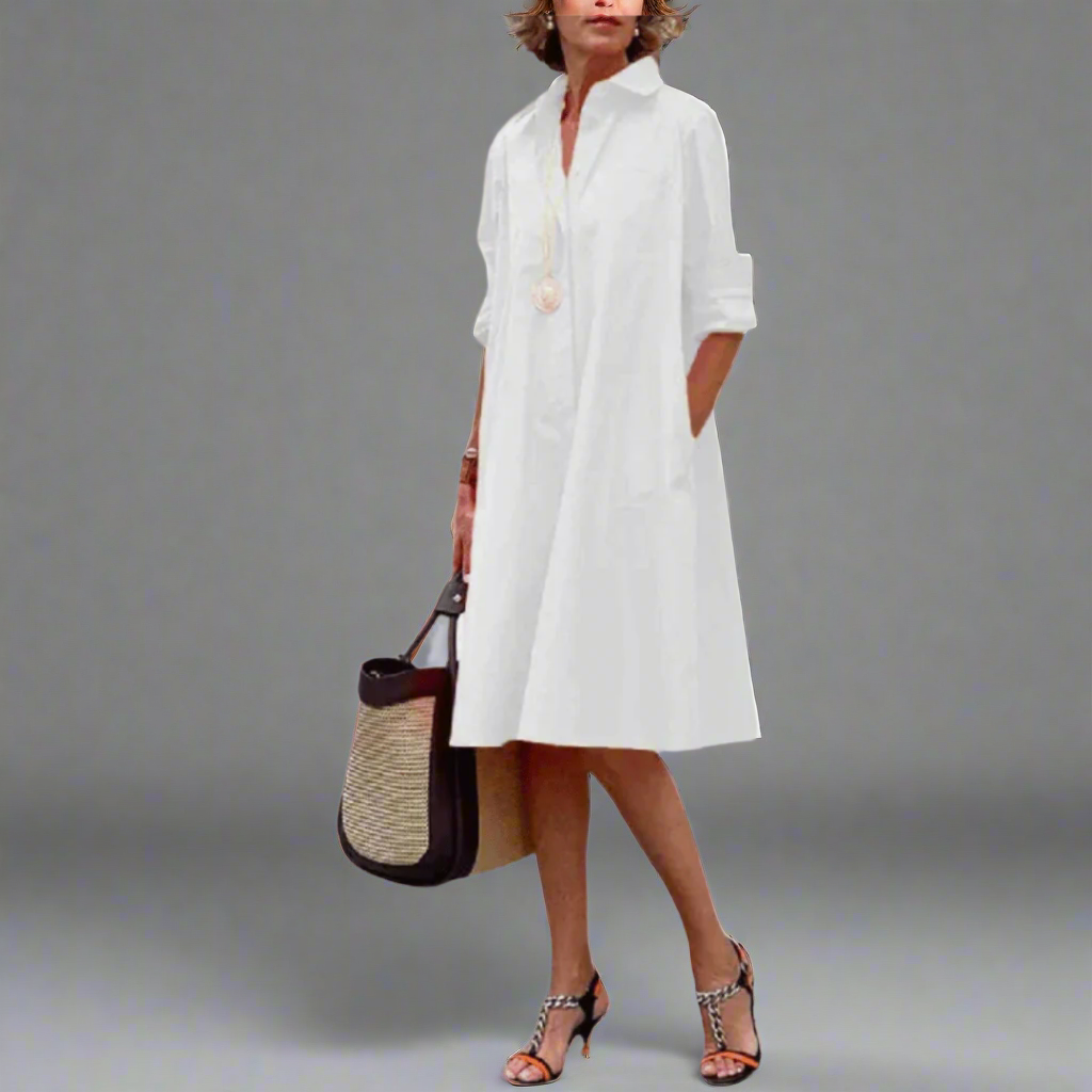 Sandrine™ | Casual and Elegant Polo Dress