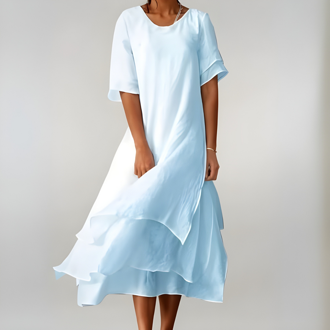 Agnès | Lightweight and Elegant Cotton Maxi Dress