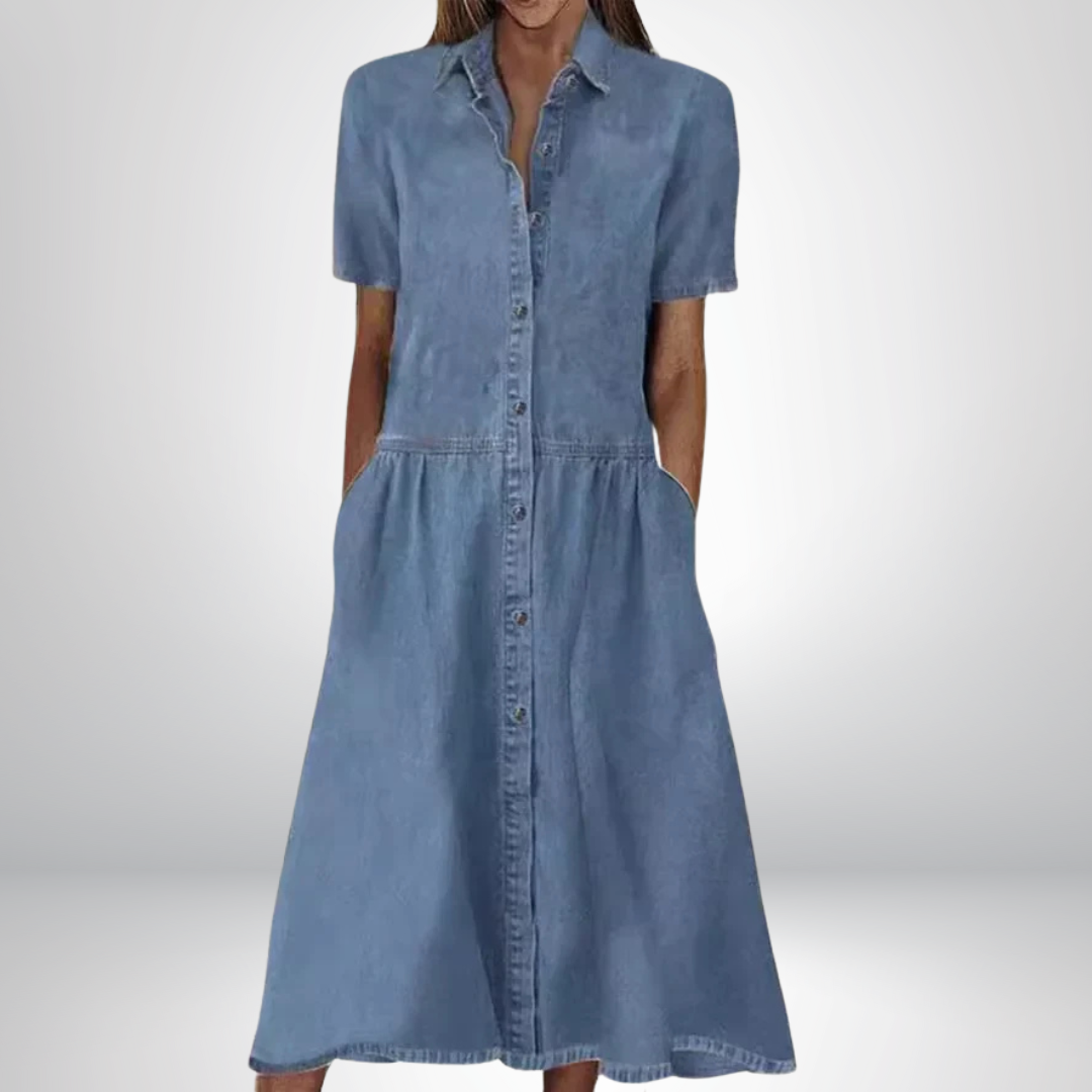 Tess™ | Stylish Denim Dress