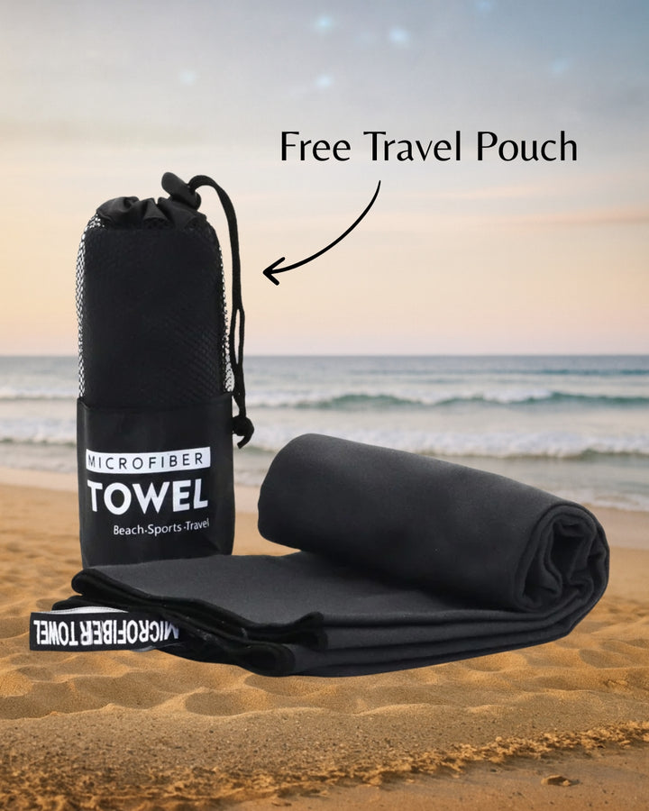 Belle | Microfiber Travel Towel Quick-Dry, Odor-Free & Compact
