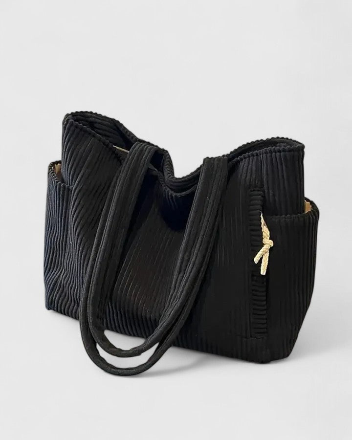 Liorane™ | Luxurious Ribbed Shoulder Bag