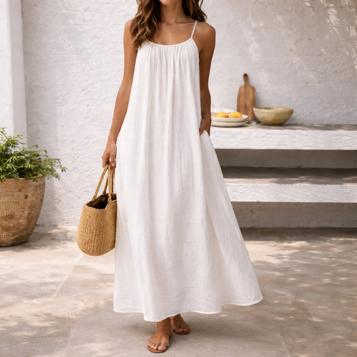 Lyra | Women's Backless Maxi Dress Spaghetti Strap Casual Summer Dress