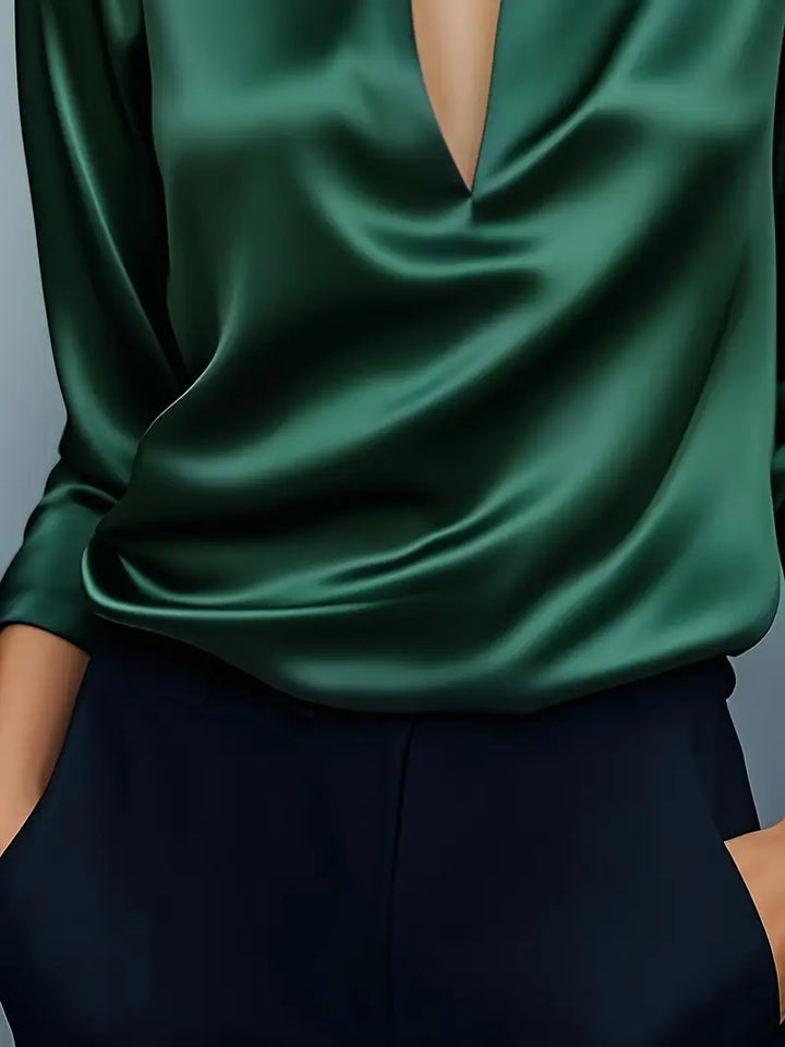 Eva™ | Premium V-Neck Blouse