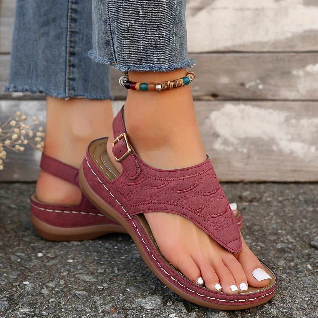 Maviee™ | Breeze Clip Toe Sandals - Built-in support