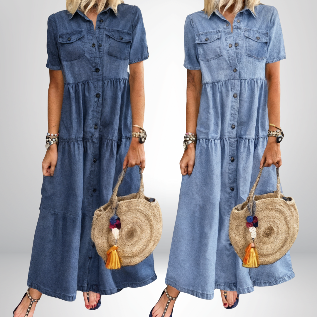 Vita™ | Soft Denim Dress
