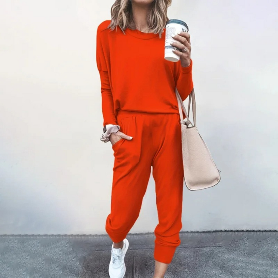 Brooke | Women's Jogger Set Long Sleeve Top & Tracksuit Pants