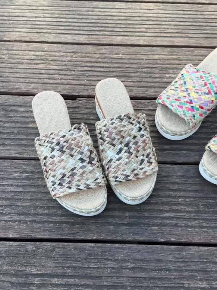 Solari | Woven Wedge Sandals