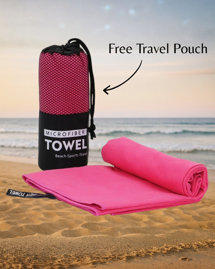 Belle | Microfiber Travel Towel Quick-Dry, Odor-Free & Compact