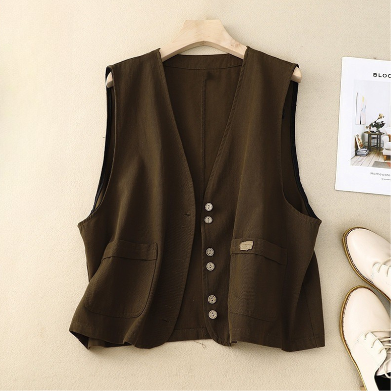 Margo™ | Relaxed Button Vest