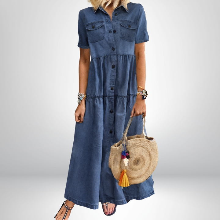 Vita™ | Soft Denim Dress