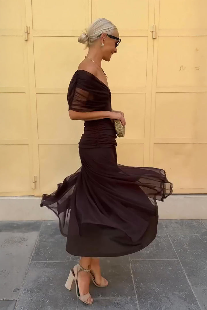 Bella™ | Elegant V-neck Fantasy Party Maxi Dress