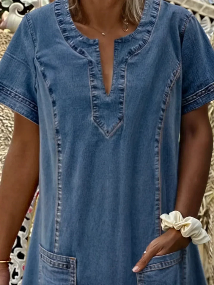 Zinnia™ | Soft Denim Dress