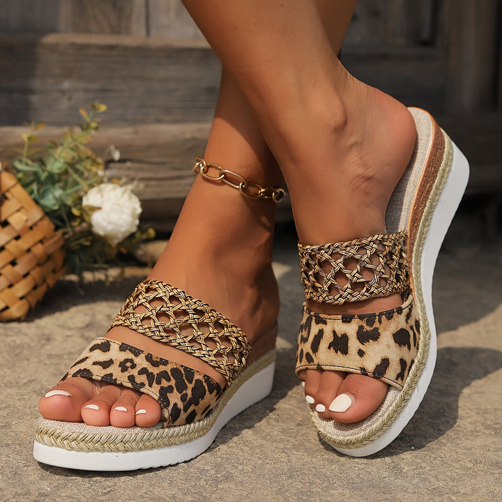 Sonoma™ | Woven Wedge Sandals Earthy charm