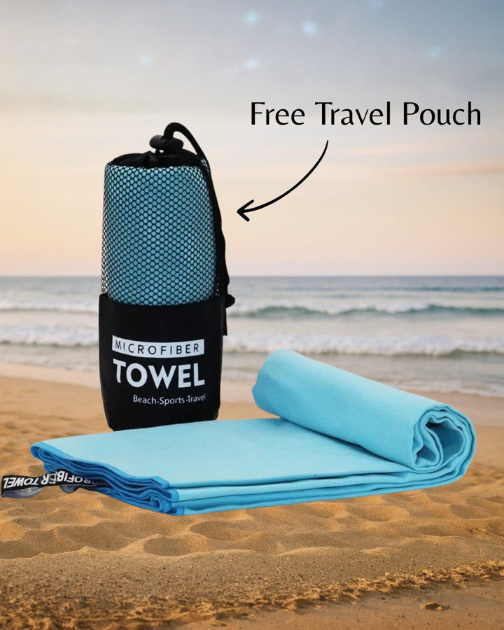 Belle | Microfiber Travel Towel Quick-Dry, Odor-Free & Compact