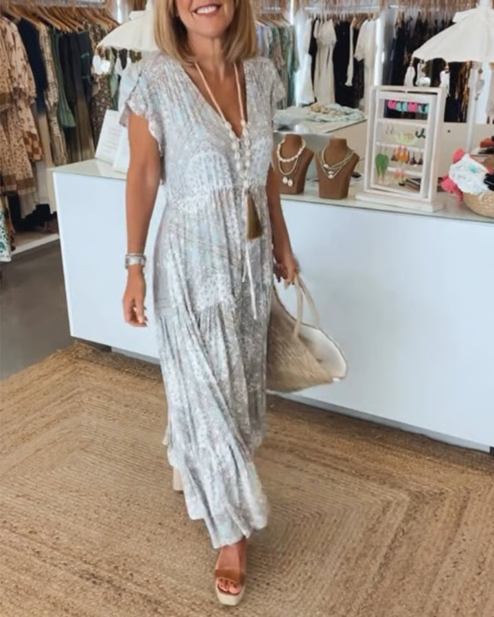 Charlotte™ | Elegant V-Neck Dress