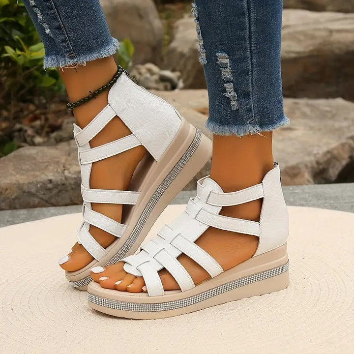 ROSE™ | Elegant Wedge Sandals