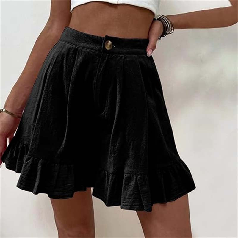 Donna™ | Breezy Ruffle Hem Shorts