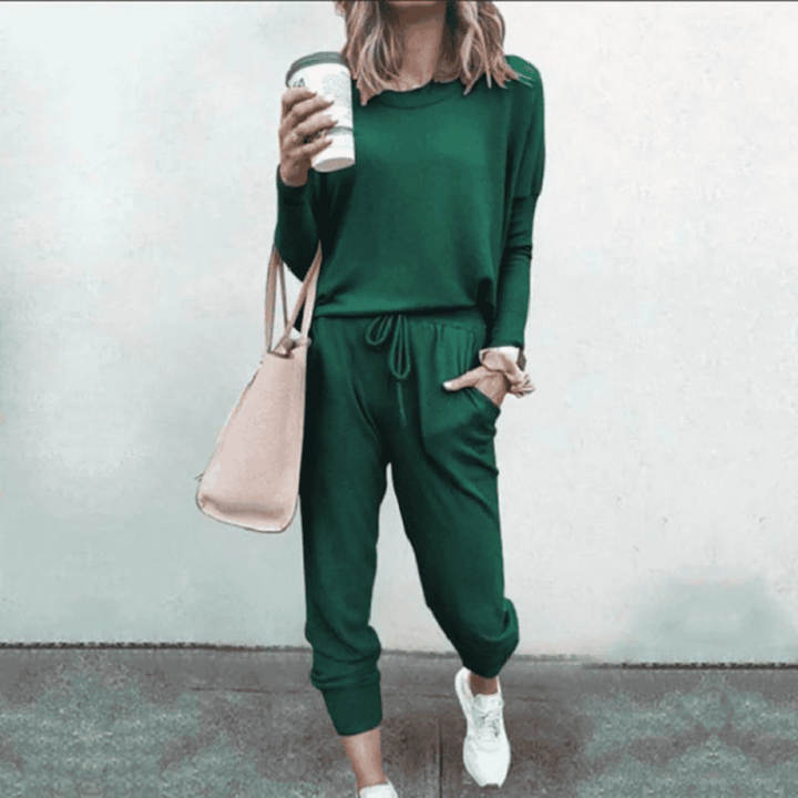 Brooke | Women's Jogger Set Long Sleeve Top & Tracksuit Pants