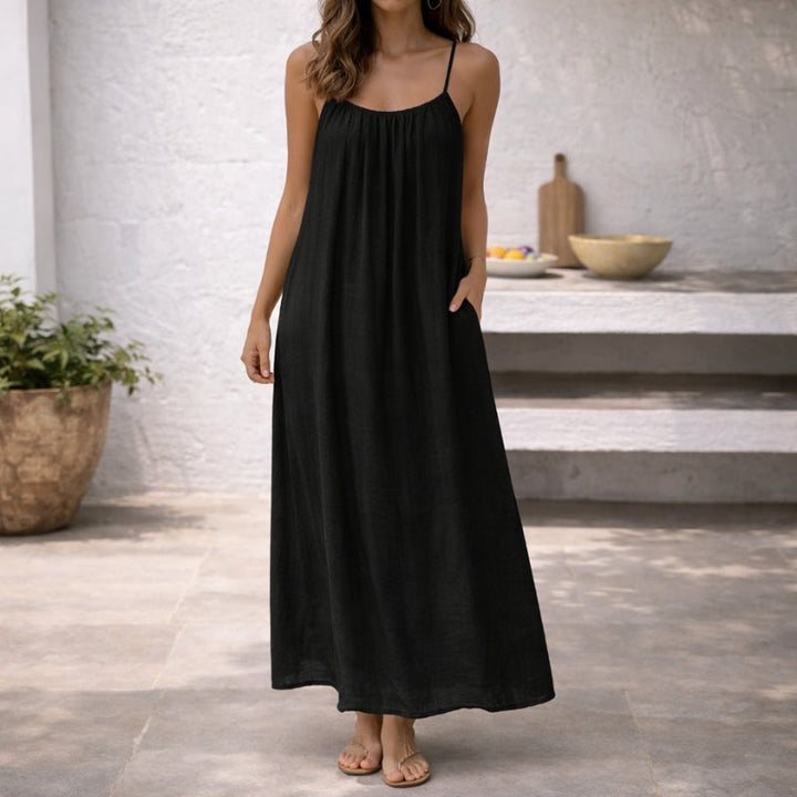 Lyra | Women's Backless Maxi Dress Spaghetti Strap Casual Summer Dress