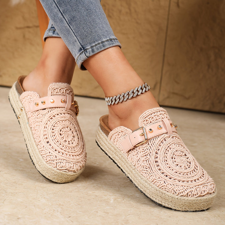 Solene™ | Boho Crochet Mules