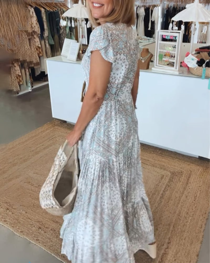 Charlotte™ | Elegant V-Neck Dress