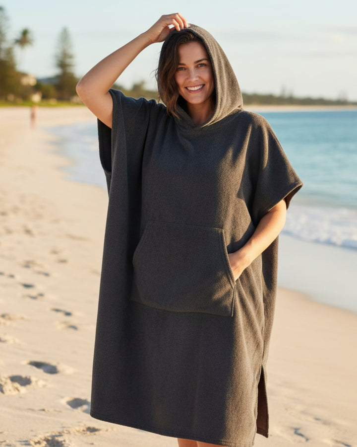 Jny | Towel Poncho Quick-Dry Microfiber Changing Robe