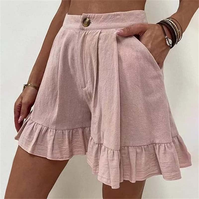 Donna™ | Breezy Ruffle Hem Shorts