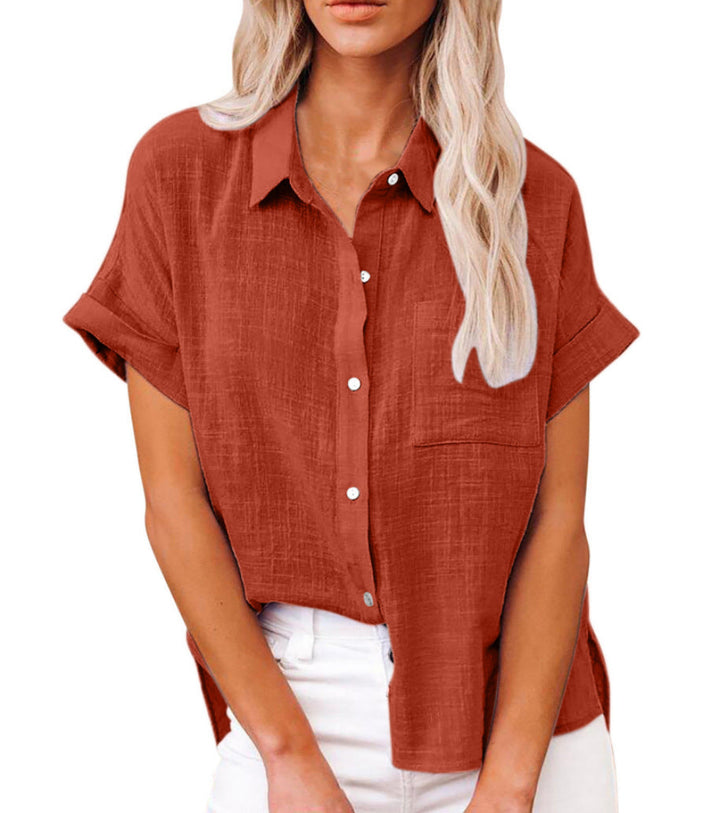 Claudia™ | Lightweight Shirt with Front Pocket