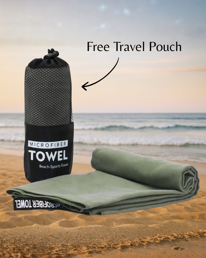 Belle | Microfiber Travel Towel Quick-Dry, Odor-Free & Compact
