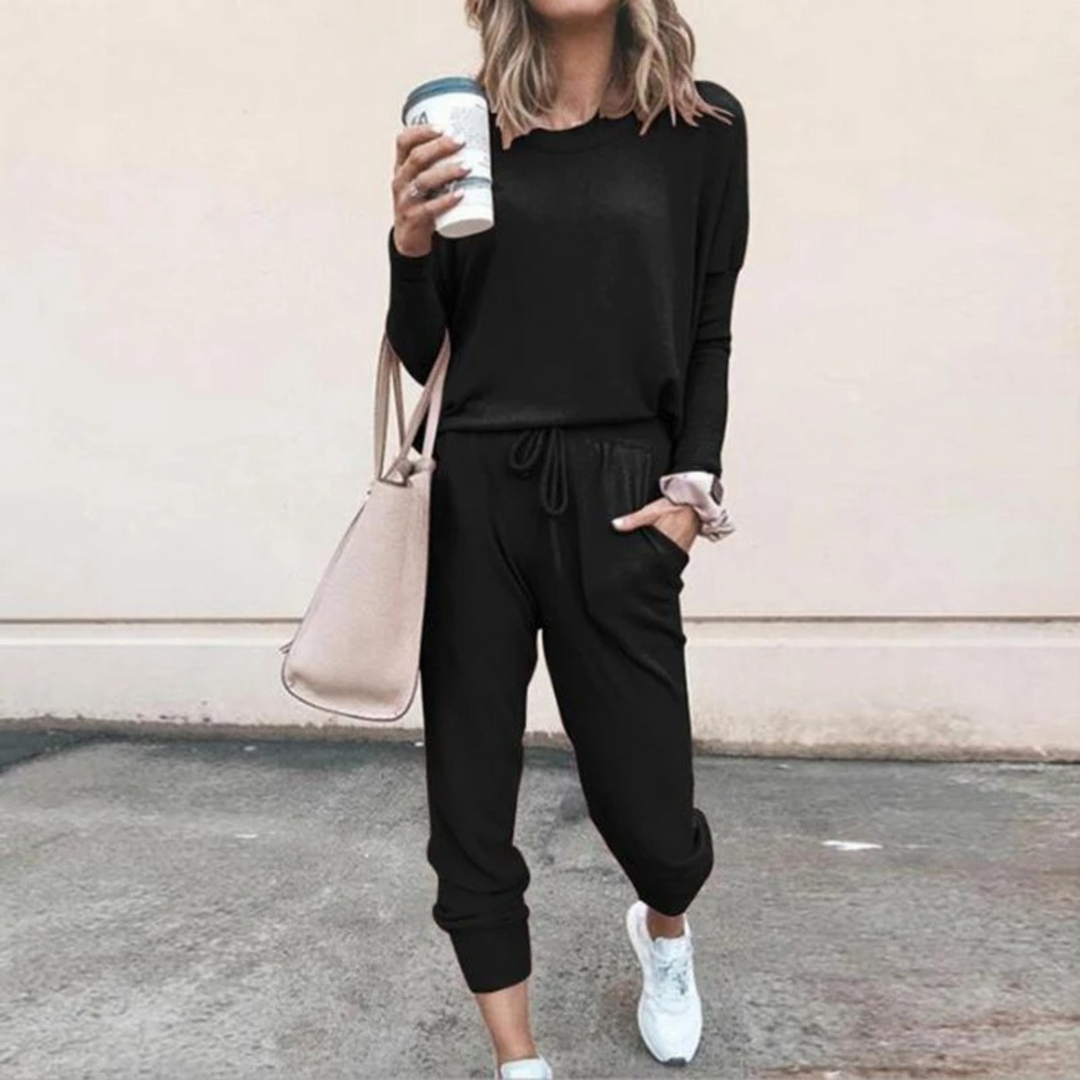 Brooke | Women's Jogger Set Long Sleeve Top & Tracksuit Pants