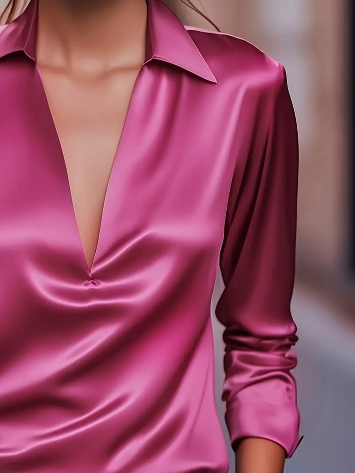 Eva™ | Premium V-Neck Blouse