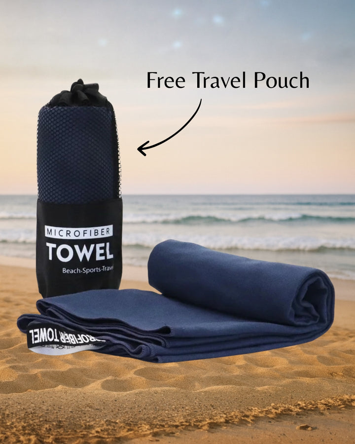 Belle | Microfiber Travel Towel Quick-Dry, Odor-Free & Compact